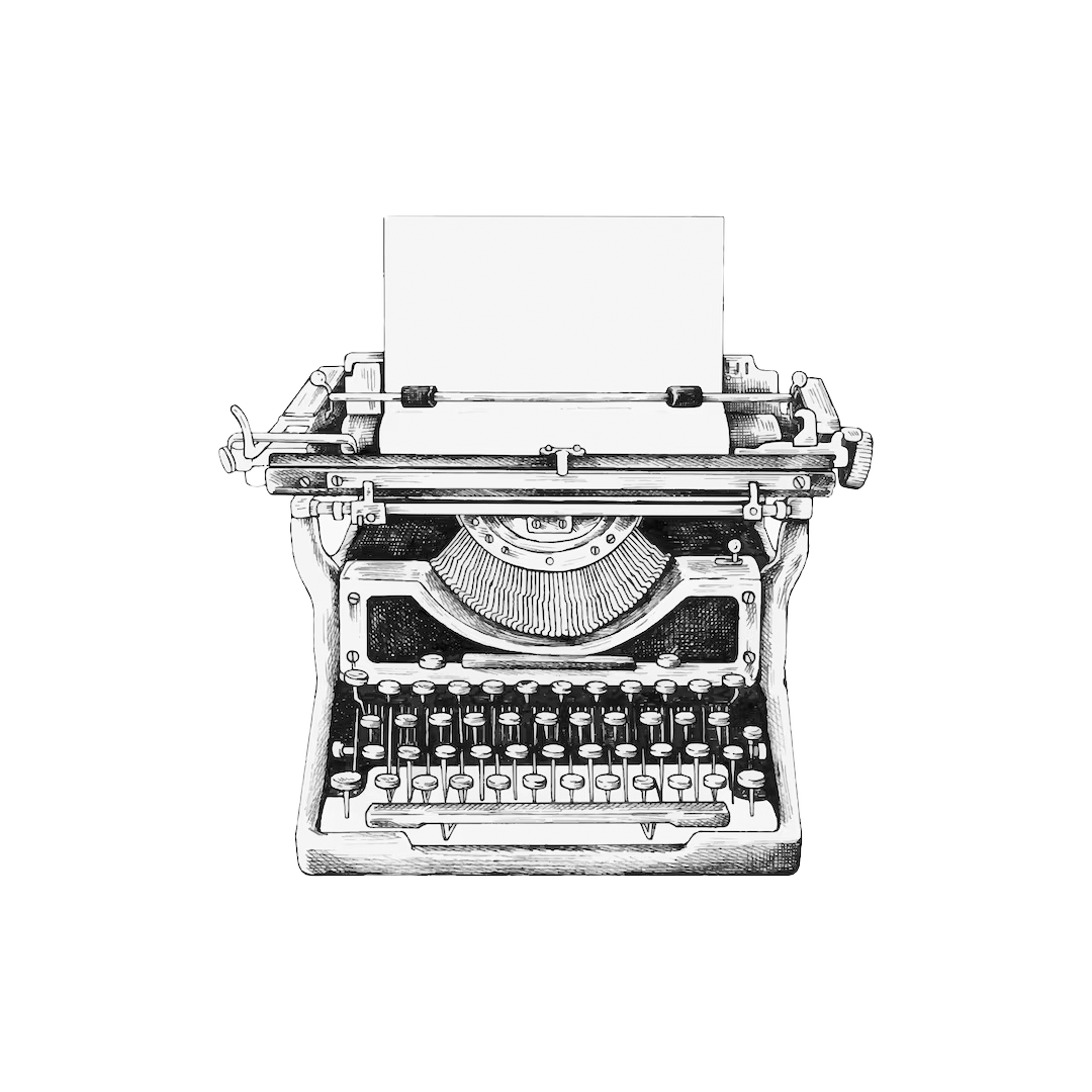 Typewriter illustration