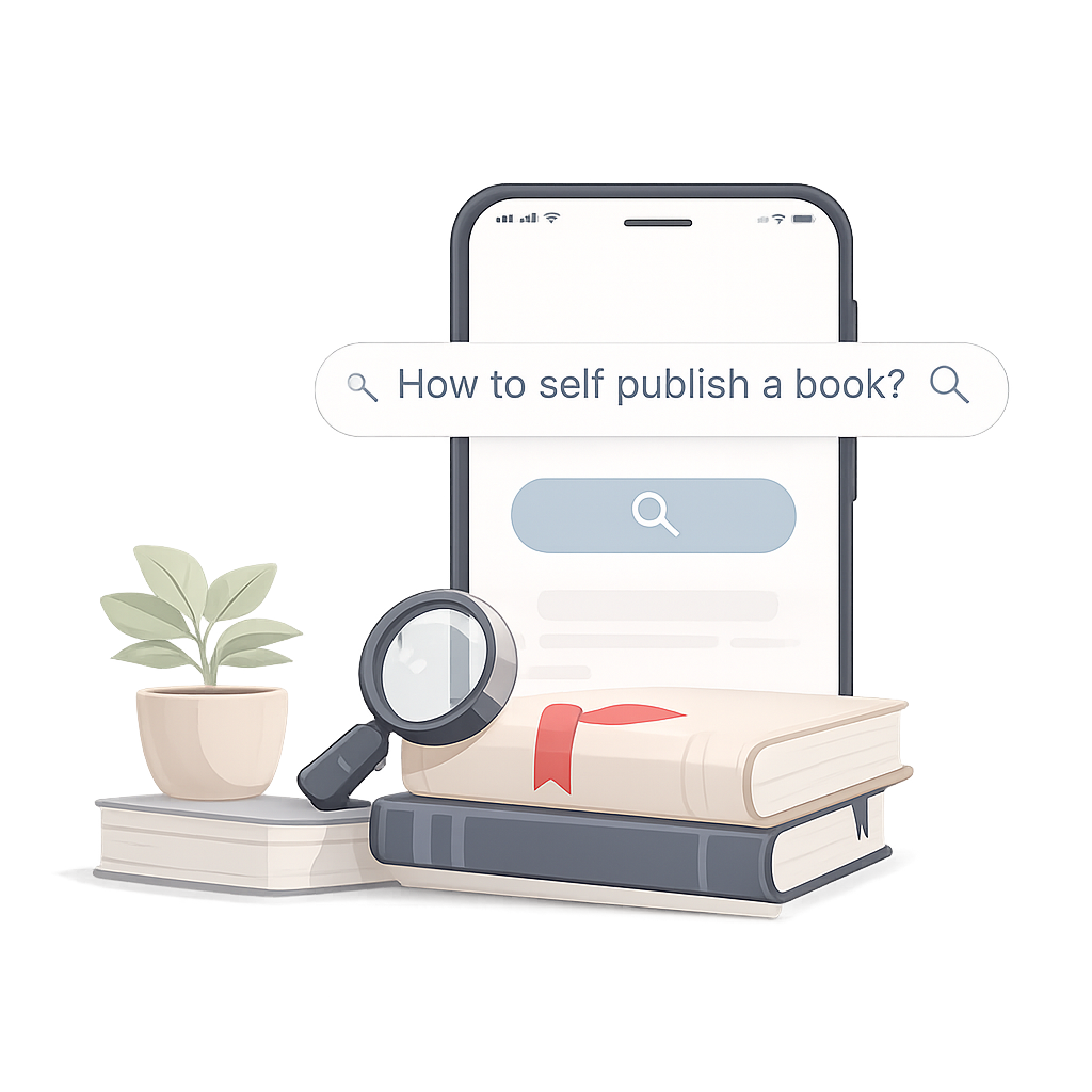 How to self publish a book illustration